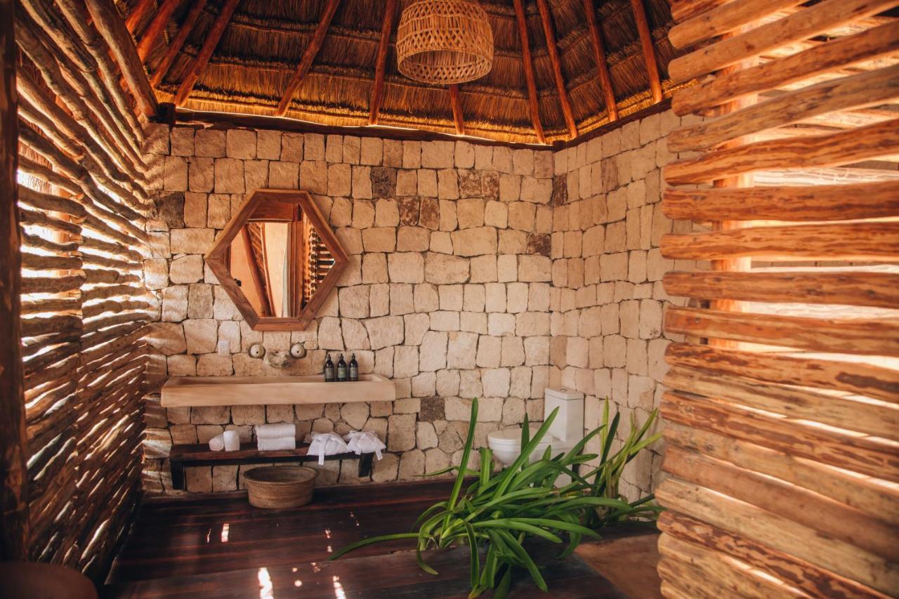 Ikal Tulum Hotel Exterior photo Bathroom at the Hotel Habitas