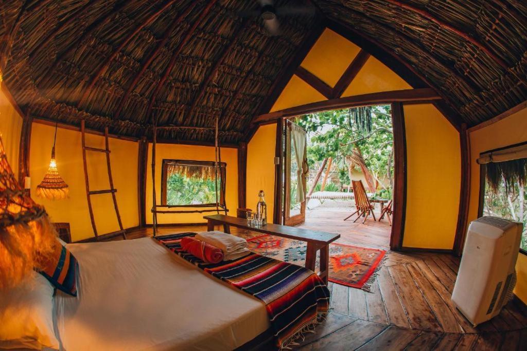 Ikal Tulum Hotel Exterior photo Interior of a bungalow at Xel-Ha
