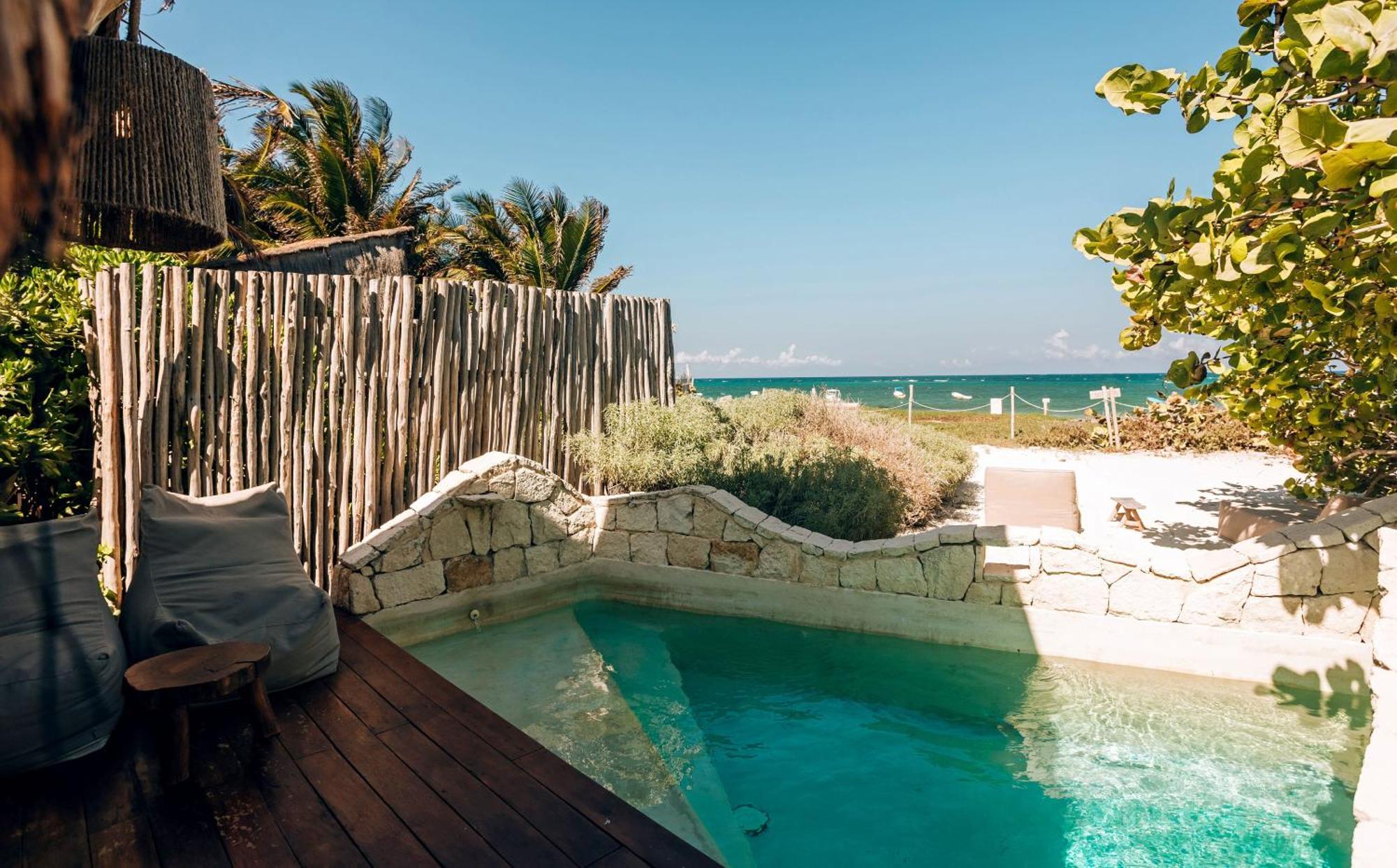 Ikal Tulum Hotel Exterior photo Beachfront pool at Habitas Hotel, Tulum, Mexico
